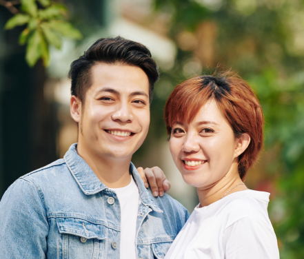 Adults aged less than 40 years but have high risks